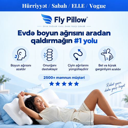 Fly Pillow™ – Boyun Dəstəkləyici Visko Yastıq